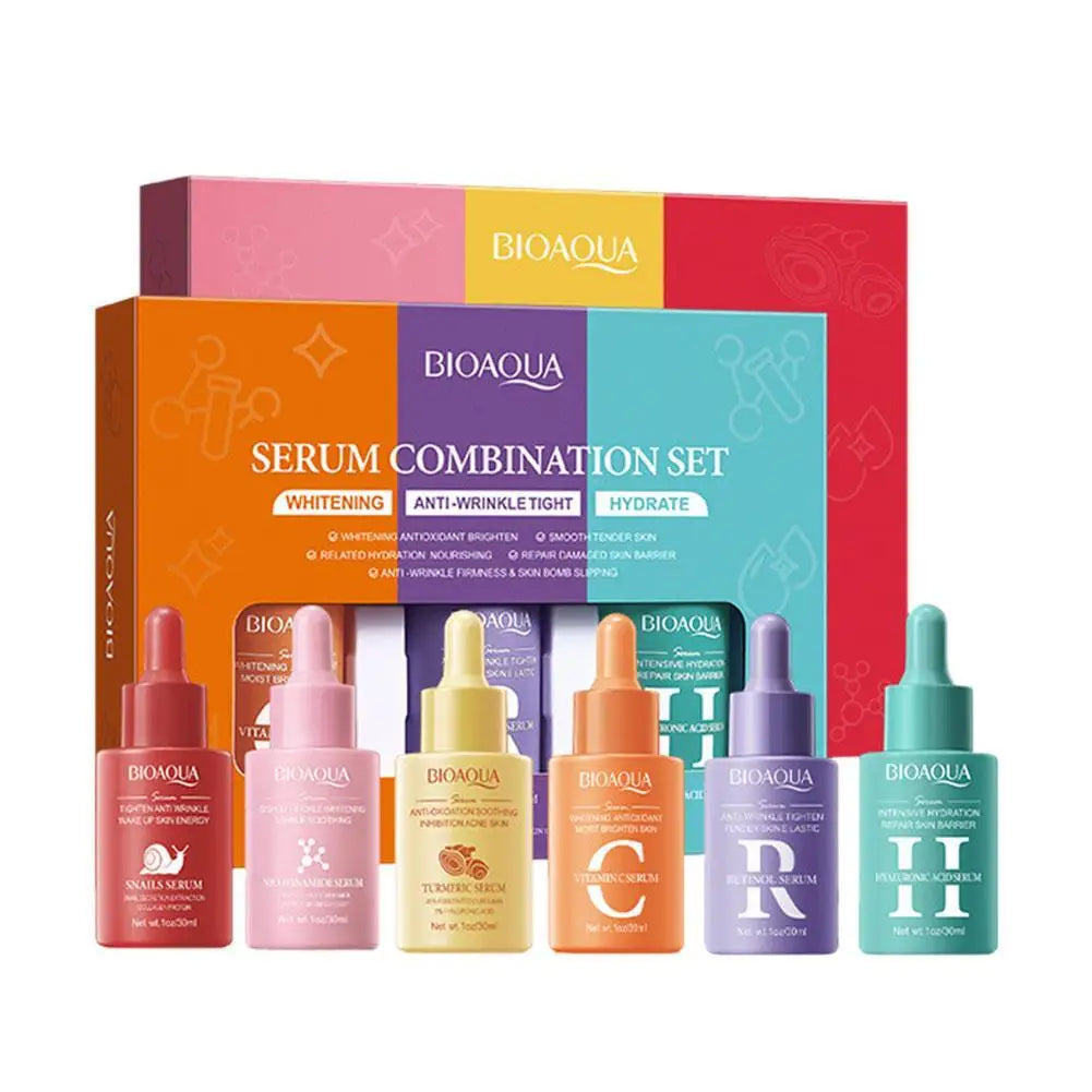 3pcs Nicotinamide Retinol Vitamin C Serum Deep Moisturizing Hydrating Shrink Pores Nourishing Facial Essence Skin Care