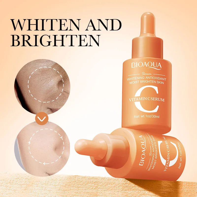 3pcs BIOAQUA Vitamin C Retinol Hyaluronic Acid Serum Face Moisturizing Firming Brightening Facial Essence Skin Care Products