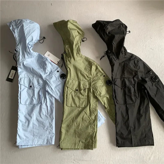 "ForgeFlex Hooded Work Jacket"