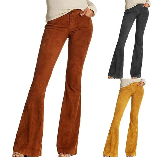 "VintageRise Casual Trousers"