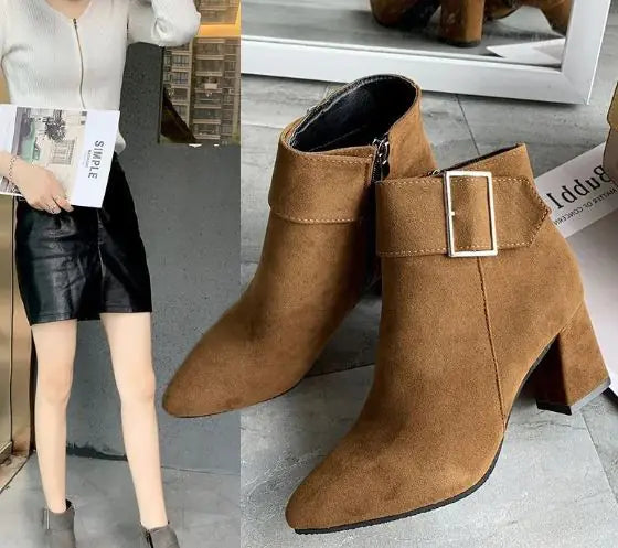 Korean Women's Short Boots