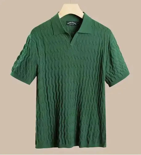 "Streamline Knit Polo"