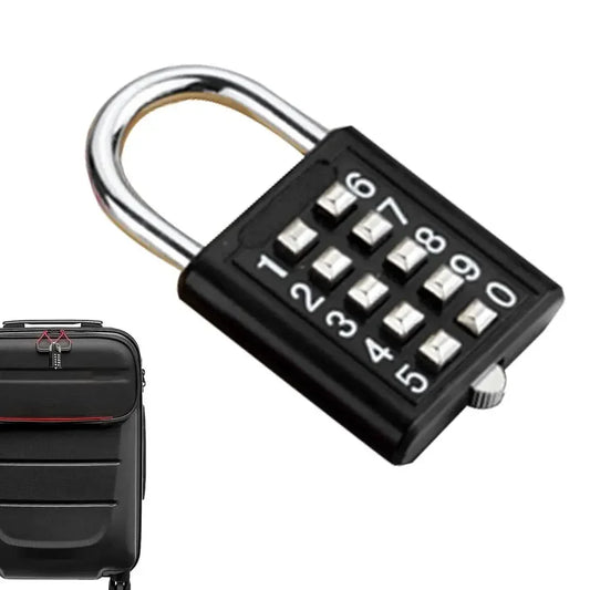 8-Digit Gym Combination Padlock (Digital Code, Compact Security Lock)