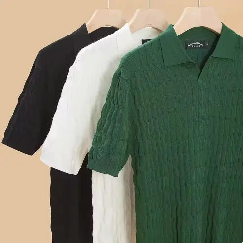 "Streamline Knit Polo"