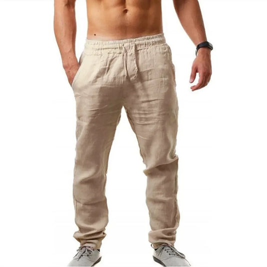 "AirFlow Cotton-Linen Trousers"