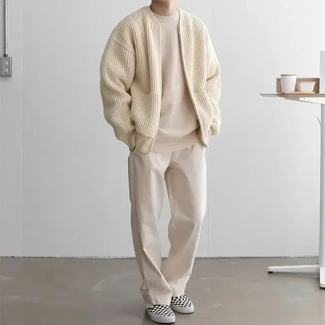 "SleekKnit Cardigan"